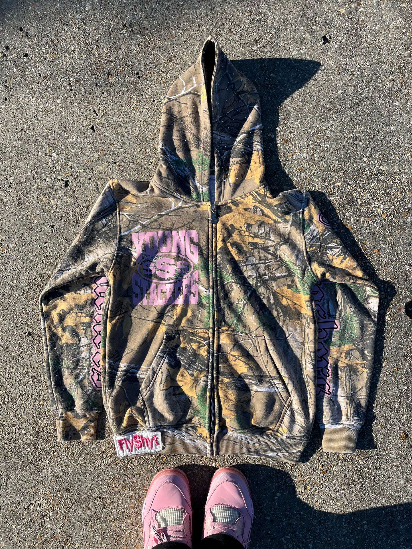 Pink Camo “Fly$hyt” Jacket