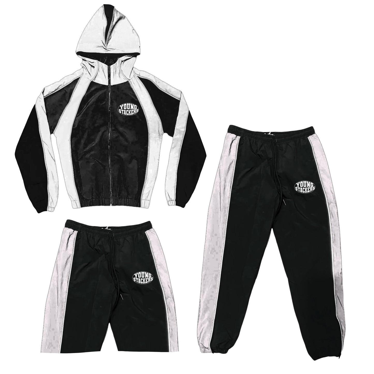 Nylon Convertible Tracksuits
